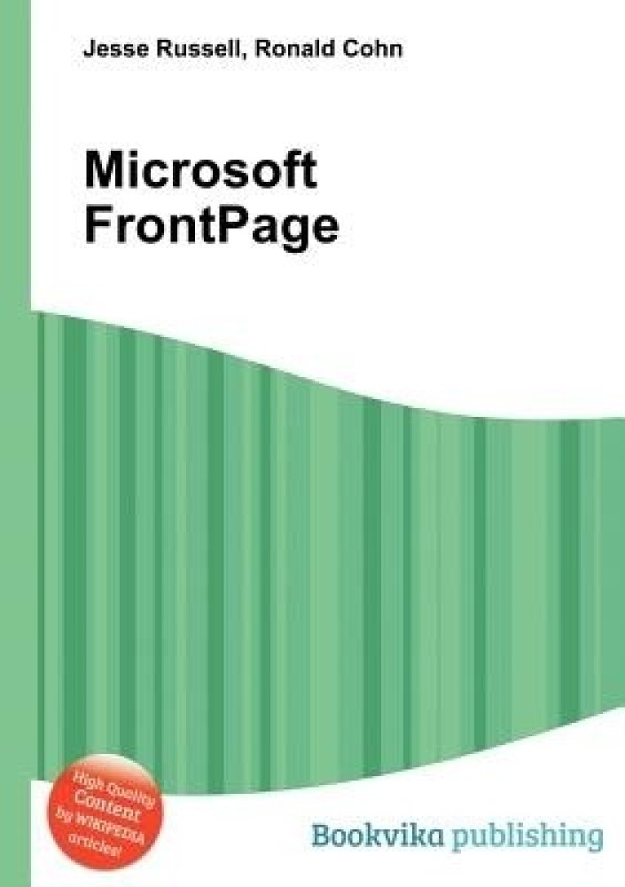 Microsoft FrontPage - Wikipedia