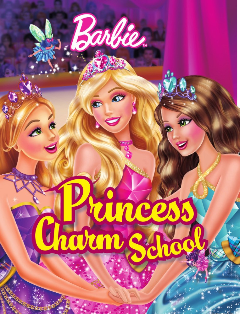 barbie princess charm school story book