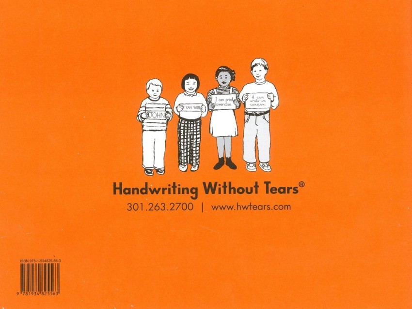 Handwriting Without Tears - Letters and Numbers Kindergarten