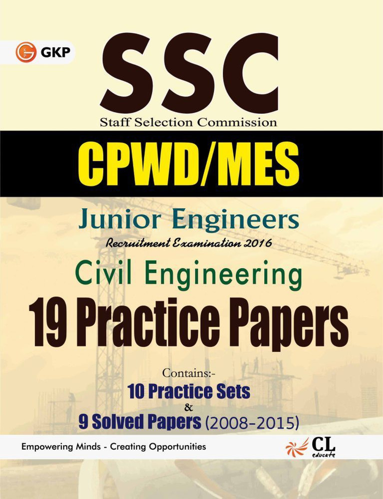 SSC Junior Engineers (CPWD/CWC/MES) Civil Engineering: Buy SSC
