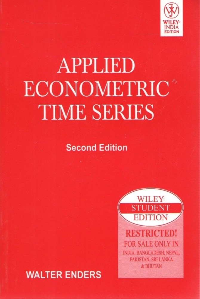 Applied Econometric Time Series, 2nd Ed: Buy Applied Econometric