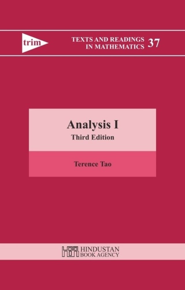 Analysis I: Buy Analysis I by Tao Terence at Low Price in India