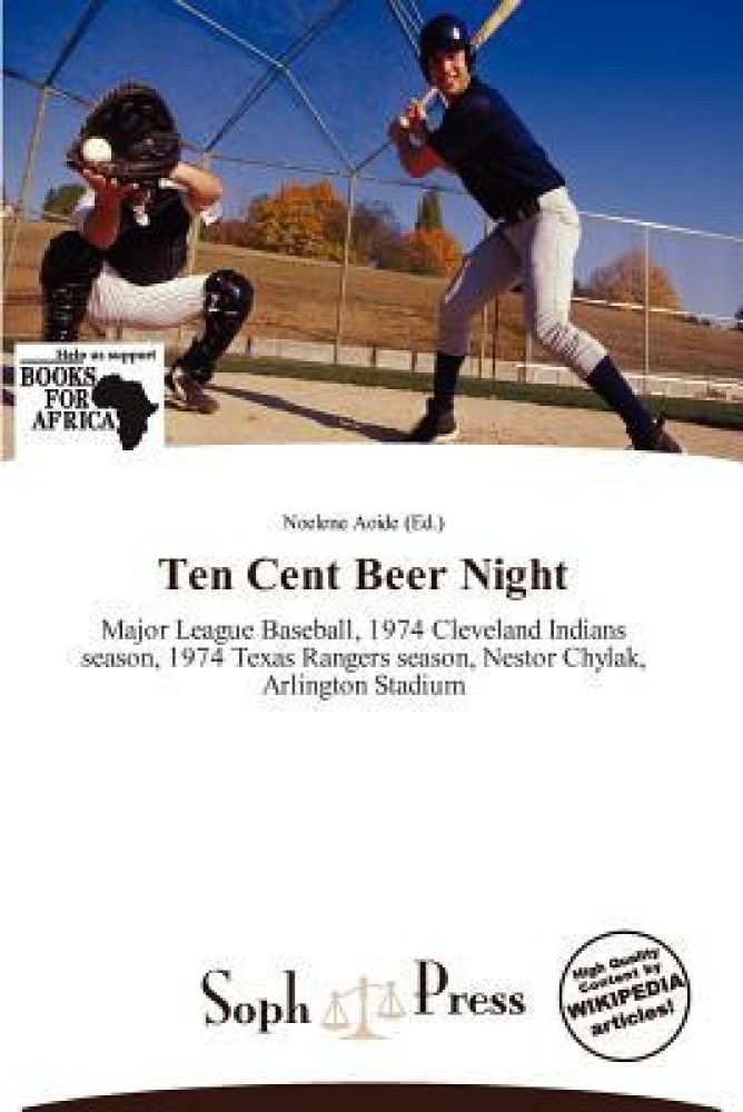 Ten Cent Beer Night Poster Cleveland Baseball History 