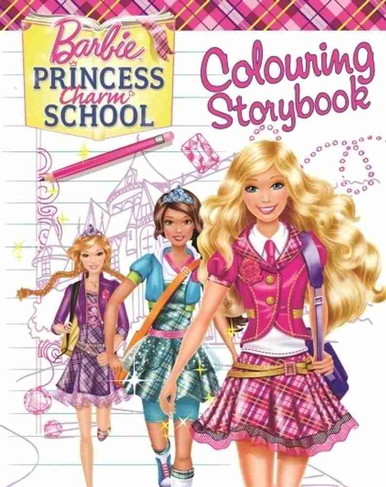 Barbie Princess Charm School Coloring Pages