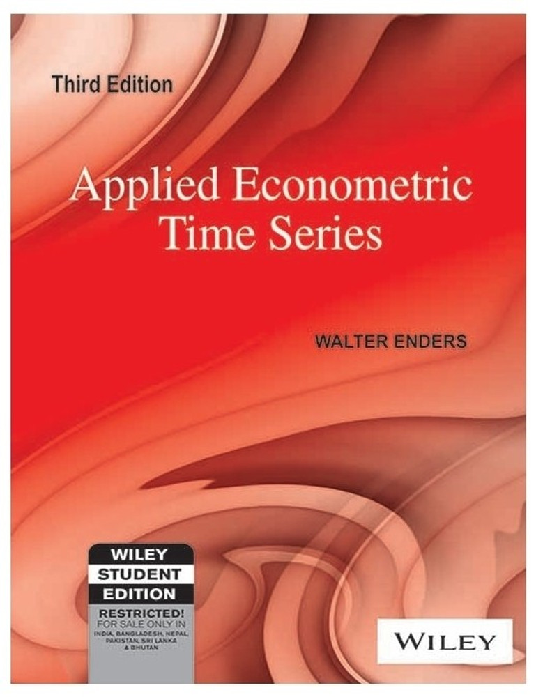 APPLIED ECONOMETRIC TIME SERIES (4 ed.)