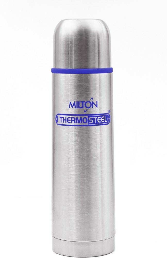 Buy Milton Flip Lid 1000 Thermosteel 24 Hours Hot and Cold Water Bottle  with Bag, 1 Litre, Silver Online at Best Price in India - Snapdeal