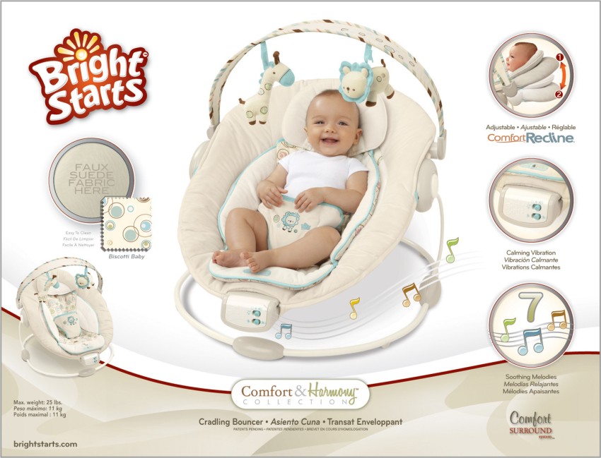 Bright starts comfort & harmony deals cradling bouncer