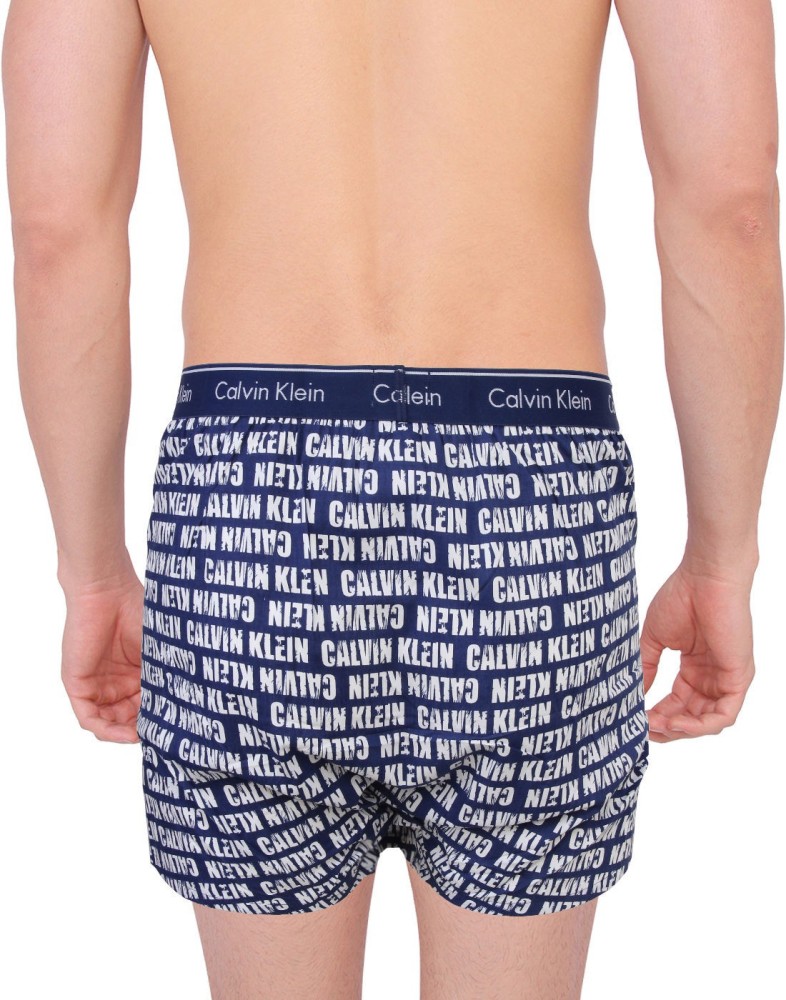 Buy Blue Calvin Klein Printed Men Boxer Online at Best Prices in