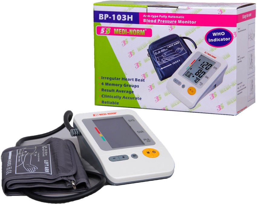 EastShore 103H Digital arm blood pressure monitor Large LCD+features (120  Memory , WHO indicator)