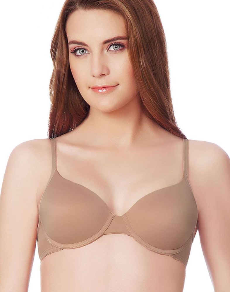 Buy Amante pretty perfect non-wired bra online--Sandalwood