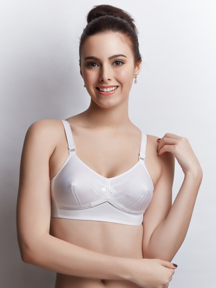 Libertina Princess Women Minimizer Non Padded Bra - Buy White Libertina  Princess Women Minimizer Non Padded Bra Online at Best Prices in India