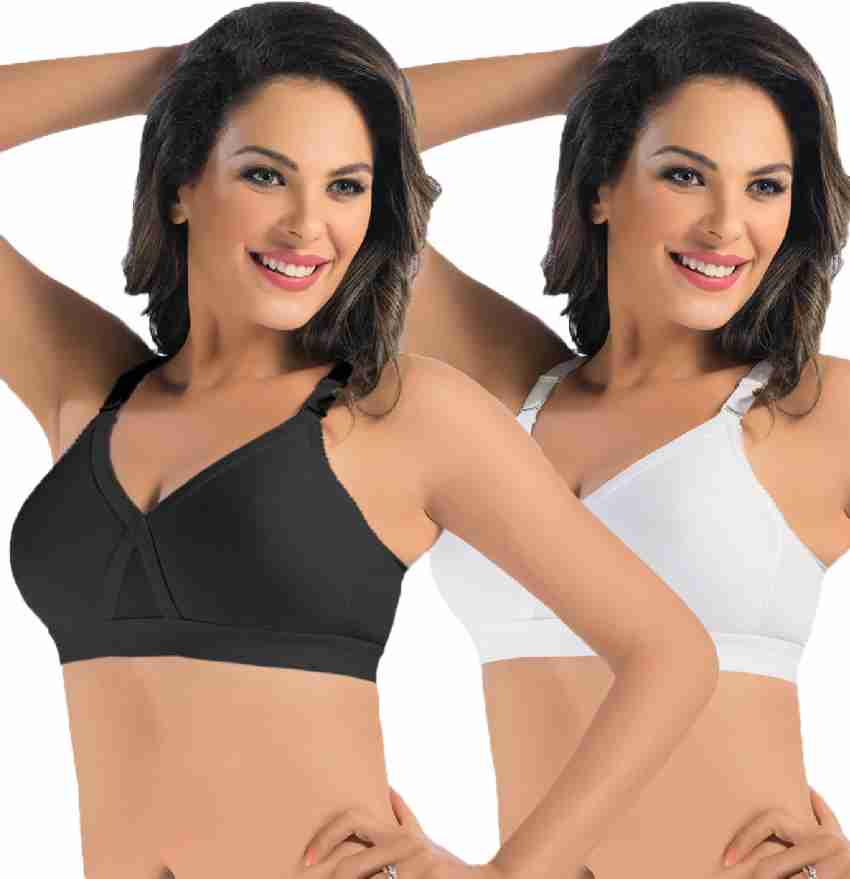 Buy SONARI Maximo Women's Non Padded T-Shirt Bra Pack of 2 at