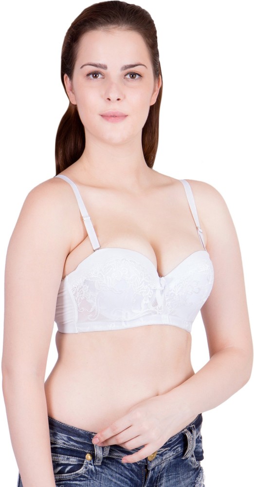 American-Elm Women Full Coverage Lightly Padded Bra - Buy Tomato, White,  Grey American-Elm Women Full Coverage Lightly Padded Bra Online at Best  Prices in India