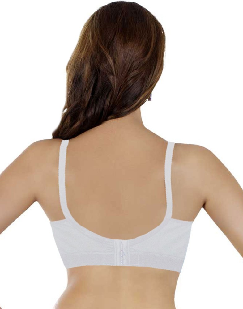 Buy TRYLO ALPA WOMEN'S HOSIERY COTTON NON-PADDED NON-WIRED MOLDED FULL  COVERAGE BRA ALPA White 38G Online at Best Prices in India - JioMart.