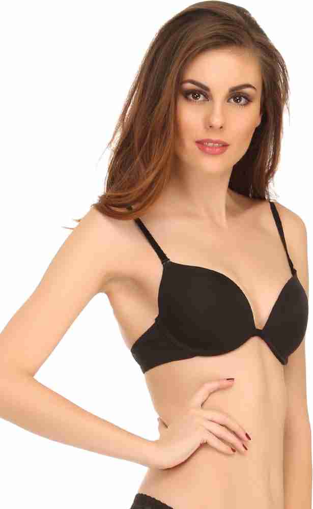 Clovia Invisible Push Up Bra With Removable Pads Women Push-up Bra - Buy  Black Clovia Invisible Push Up Bra With Removable Pads Women Push-up Bra  Online at Best Prices in India