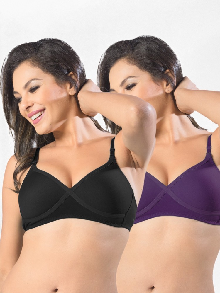 Buy Sonari Violet Women's T-shirt Bra - Black (44B) Online