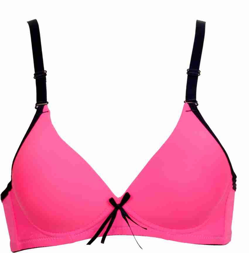Buy Glus Neon Seamless NonWire Push Up Bra Size - B Cup Color - Yellow.  Online at Low Prices in India 