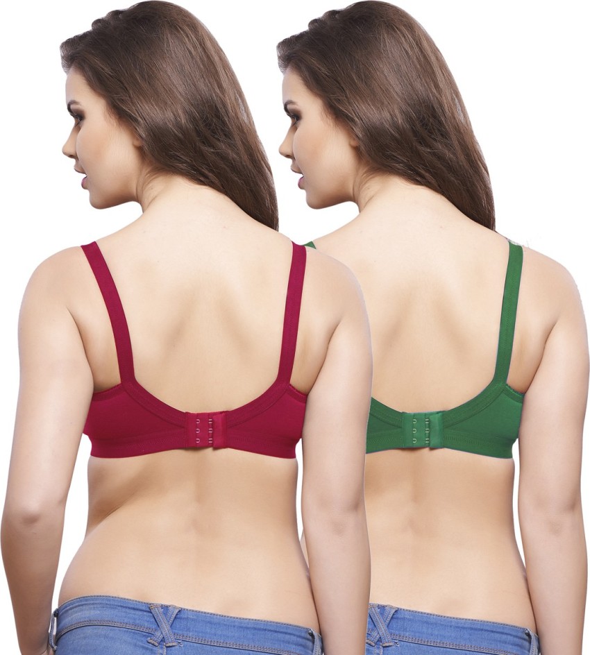 Hemali D-Cup Women Full Coverage Bra - Buy Red, Green Hemali D-Cup Women Full  Coverage Bra Online at Best Prices in India