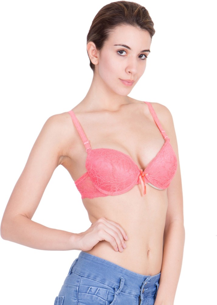 American-Elm Women Full Coverage Lightly Padded Bra - Buy Tomato, White,  Grey American-Elm Women Full Coverage Lightly Padded Bra Online at Best  Prices in India