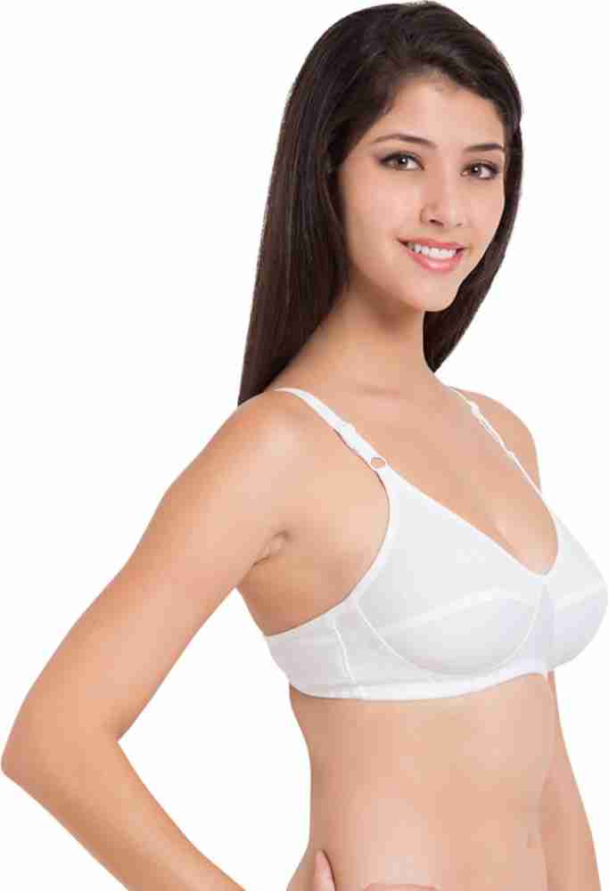 Buy SOUMINIE Women's Soft Fit Cotton Skin Non Padded Bra-44D at