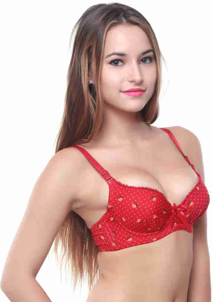 Buy Hot Maroon Slinky Women Push-up Bra Online at Best Prices in India