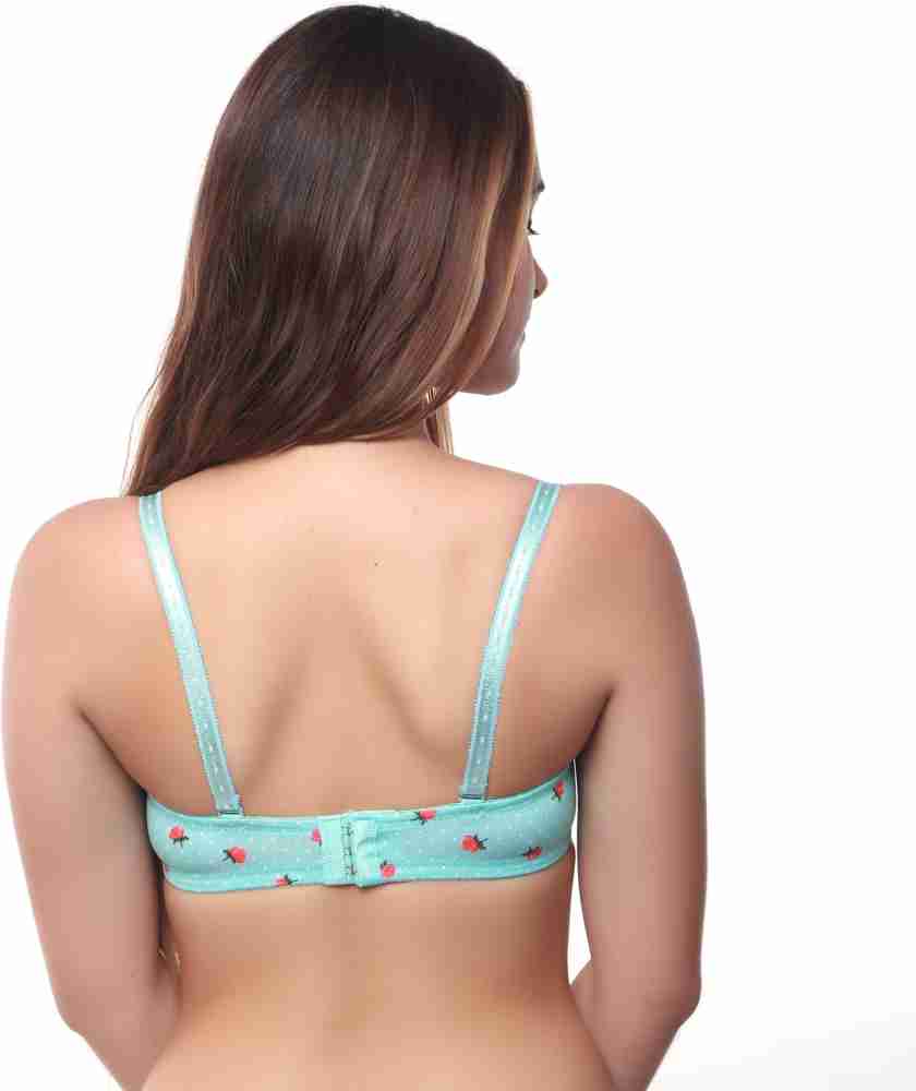 20% OFF on Slinky bySLINKY SLINKY LEMON ROSE FLORAL BRA Girls Push-up Bra(Yellow)  on Flipkart