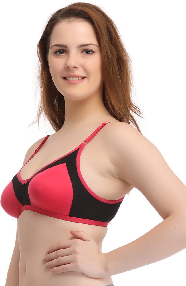 Buy online Pink Solid T-shirt Bra from lingerie for Women by Clovia for  ₹300 at 62% off