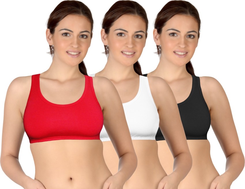Selfcare Women Sports Bra - Buy Red, White, Black Selfcare Women Sports Bra  Online at Best Prices in India