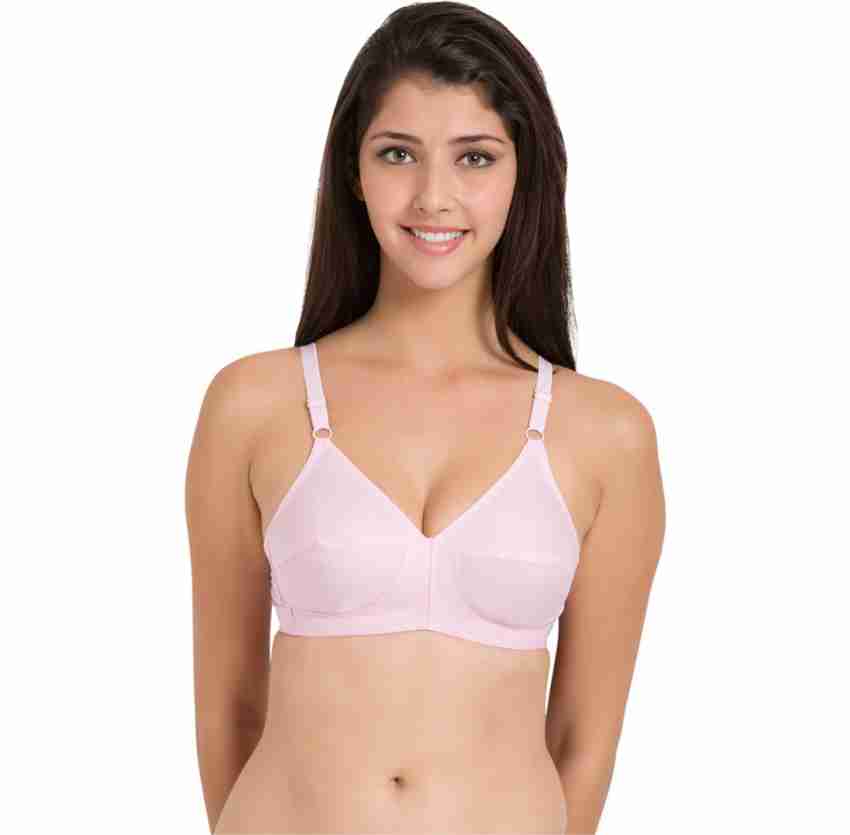 SOUMINIE by Belle Lingeries Classic Fit Cotton Non-Padded Pack of 3 Women  Full Coverage Non Padded Bra - Buy Pink SOUMINIE by Belle Lingeries Classic  Fit Cotton Non-Padded Pack of 3 Women