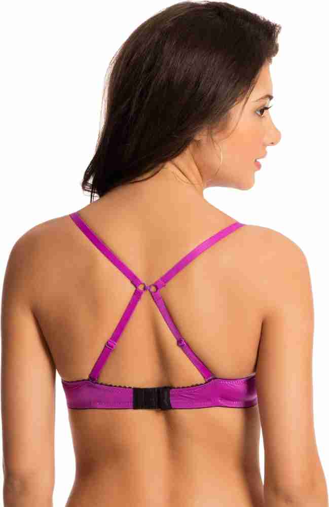 PRETTYSECRETS Women Push-up Heavily Padded Bra - Buy Purple