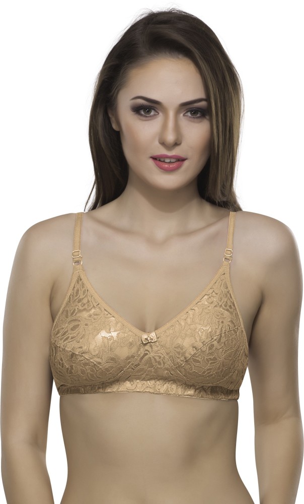 French Beauty Women Full Coverage Bra - Buy Beige French Beauty Women Full  Coverage Bra Online at Best Prices in India