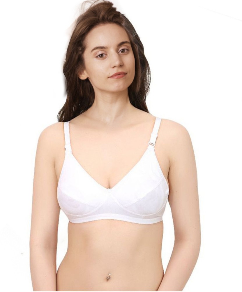 Babes Women Full Coverage Non Padded Bra - Buy White Babes Women Full  Coverage Non Padded Bra Online at Best Prices in India