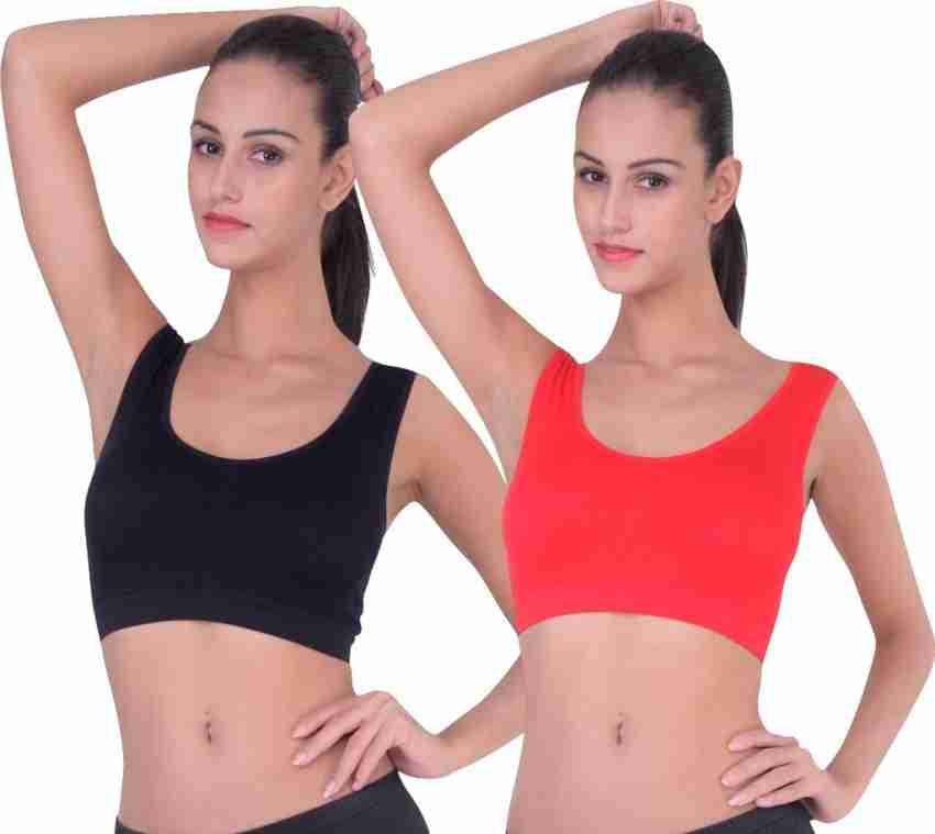 Buy PIFTIF BRA RED BLACK at