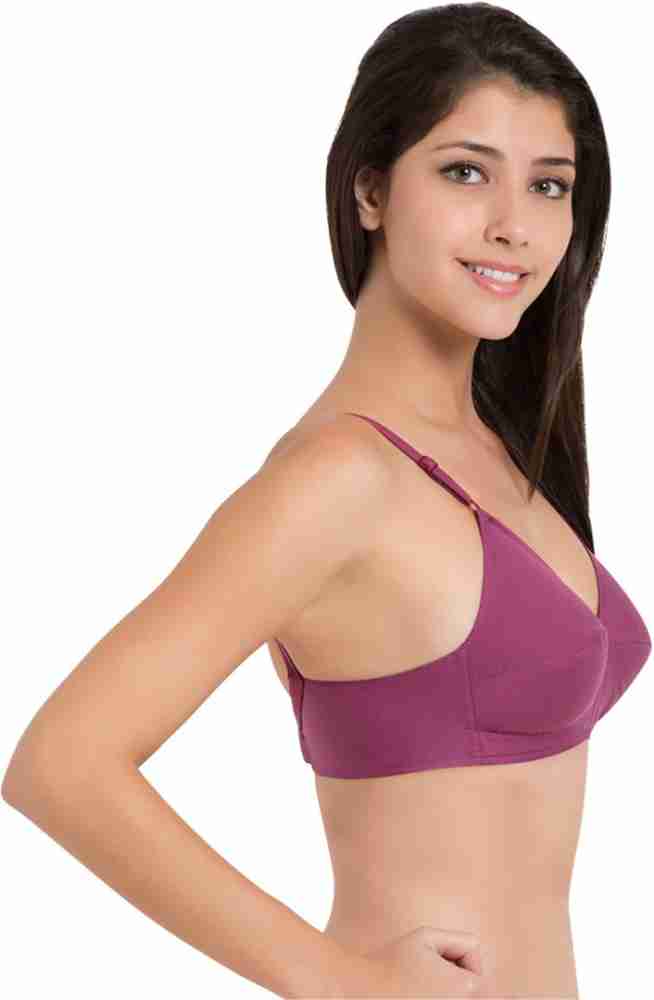 SOUMINIE by Belle Lingeries Classic Fit Cotton Non-Padded Pack of 3 Women  Full Coverage Non Padded Bra - Buy Black SOUMINIE by Belle Lingeries  Classic Fit Cotton Non-Padded Pack of 3 Women