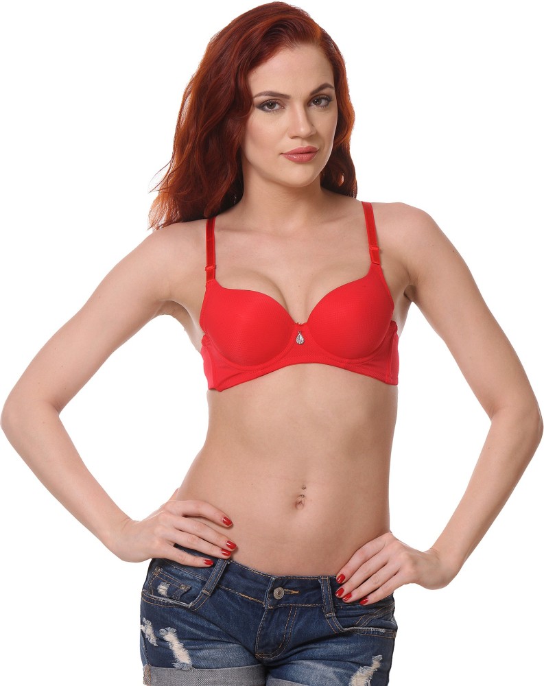 Bob's by Gopal Sons Lingerie Demi-Cup Women Push-up Bra - Buy Red Bob's by  Gopal Sons Lingerie Demi-Cup Women Push-up Bra Online at Best Prices in  India