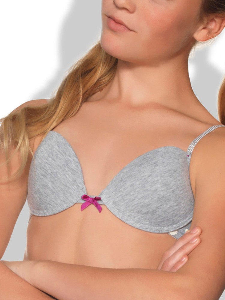 Boobs and Bloomers Soft Women T-Shirt Bra - Buy Grey Boobs and Bloomers  Soft Women T-Shirt Bra Online at Best Prices in India