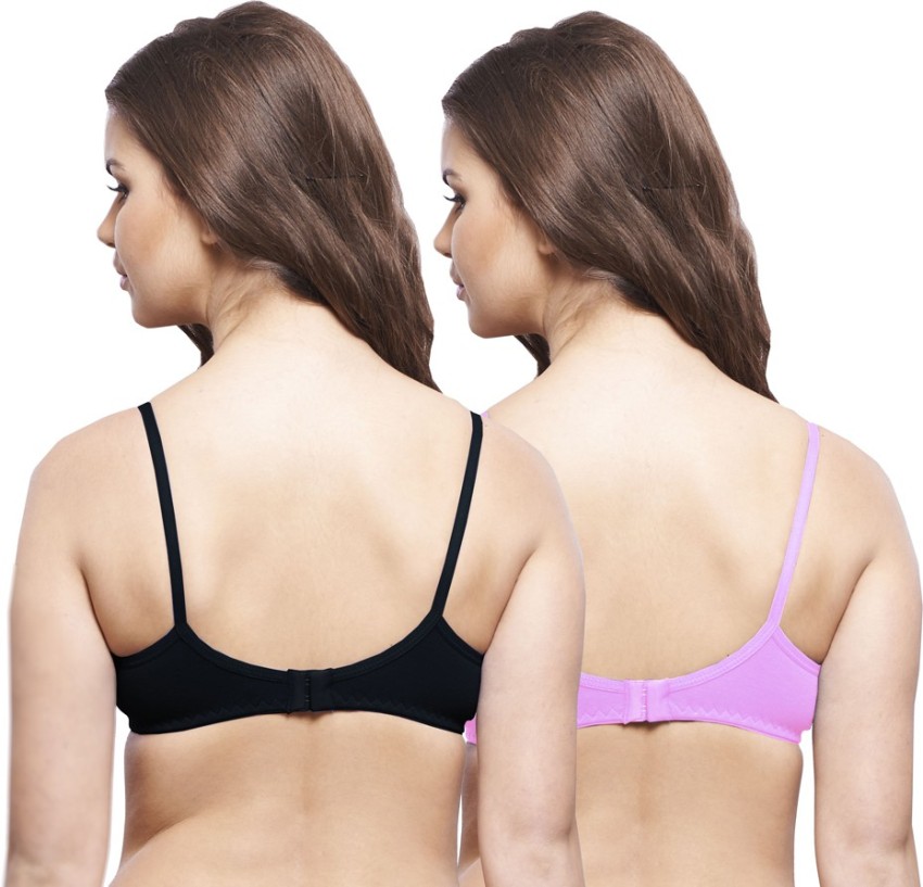Buy online Pack Of 2 Solid Regular Bra from lingerie for Women by Elina for  ₹759 at 62% off
