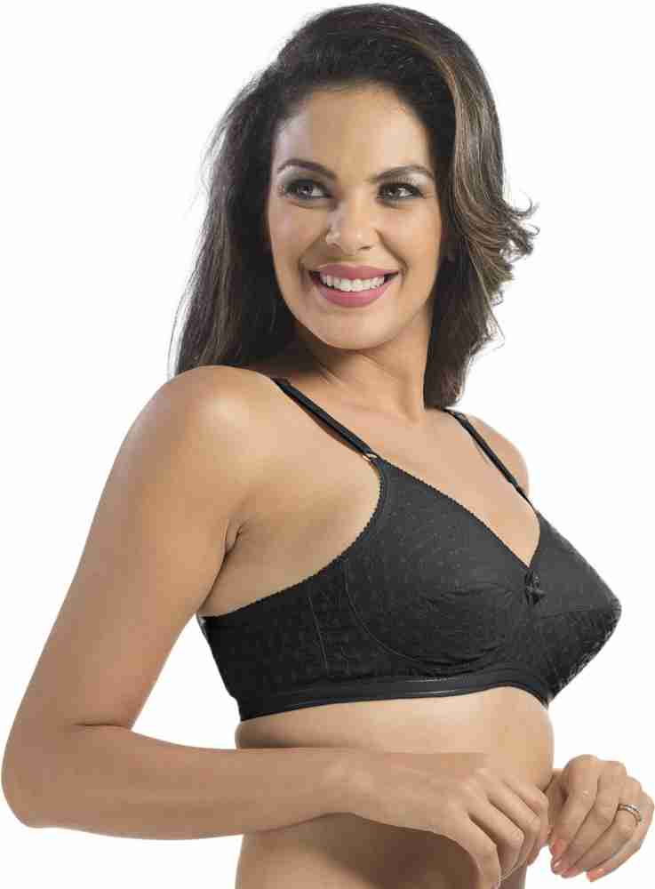 Sonari Alpha Women Full Coverage Non Padded Bra - Buy Black Sonari Alpha  Women Full Coverage Non Padded Bra Online at Best Prices in India