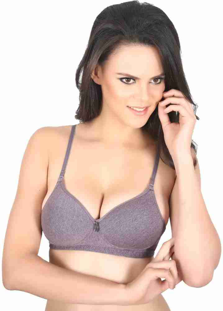 Buy online Purple Solid Regular Bra from lingerie for Women by Madam for  ₹479 at 31% off