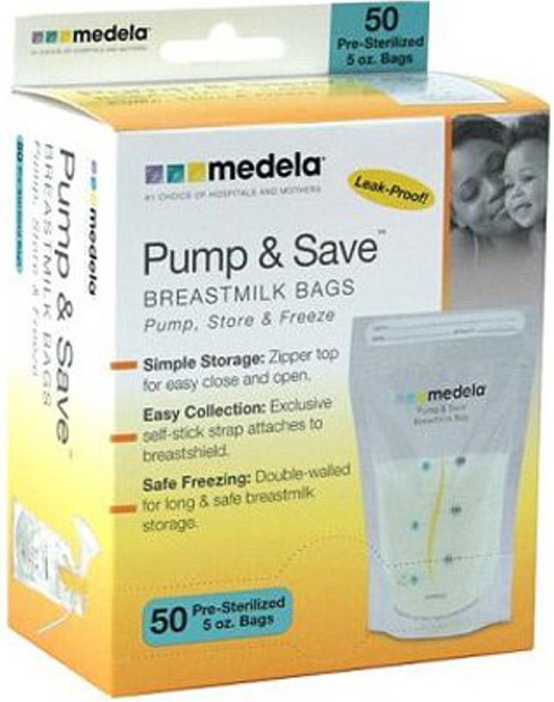 Medela Pump & Save Breastmilk Freezer or Storage Bags 20's ( With