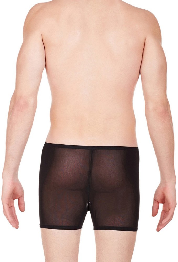 Men's Mesh Underwear Partially Transparent Lounge Trousers Men's