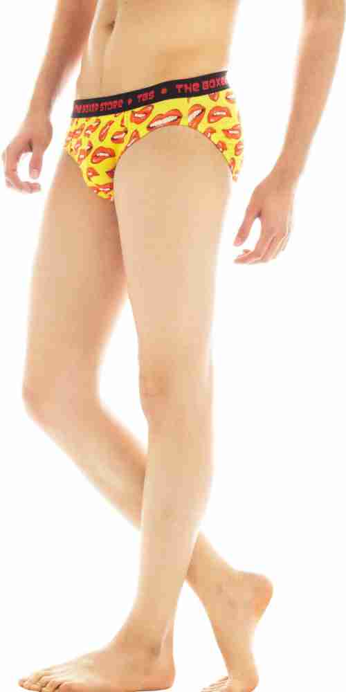 The Boxer Store Men Sexy Lips Brief - Buy Red, Yellow The Boxer Store Men  Sexy Lips Brief Online at Best Prices in India