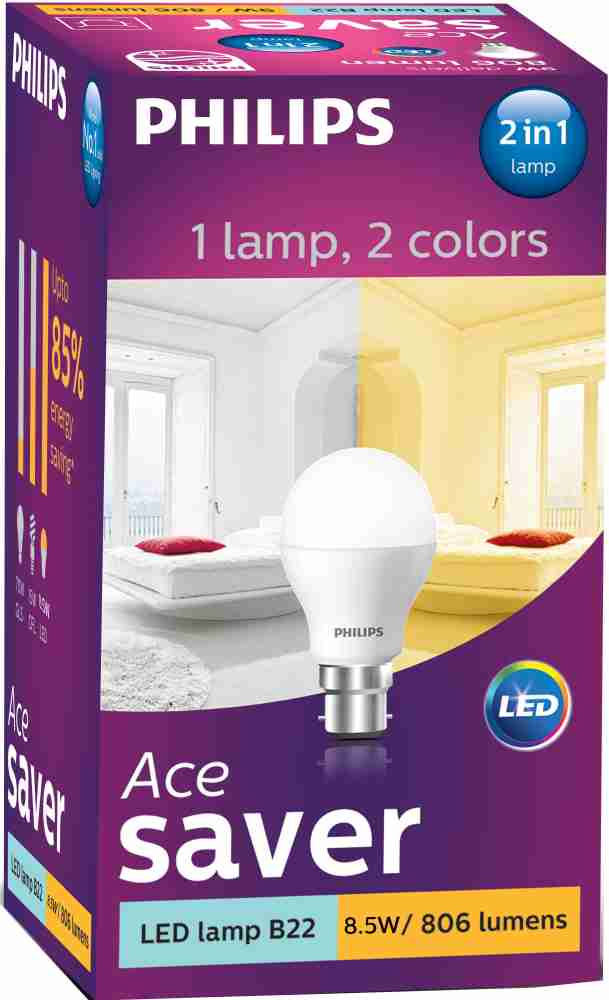 Philips B22 Ace Saver Cool Day Light LED Bulb 8.5 W