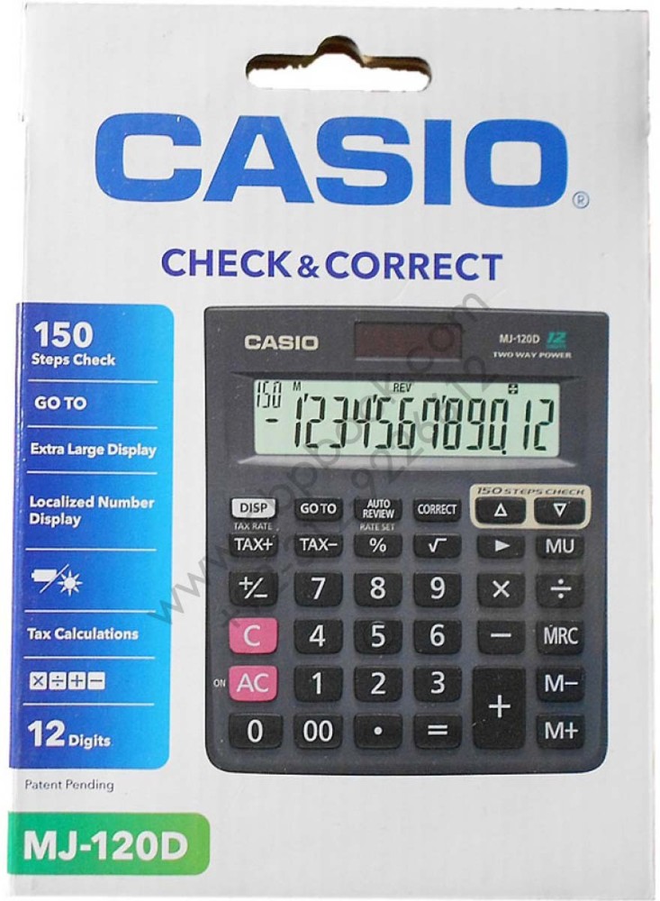 Casio discount jj 120d