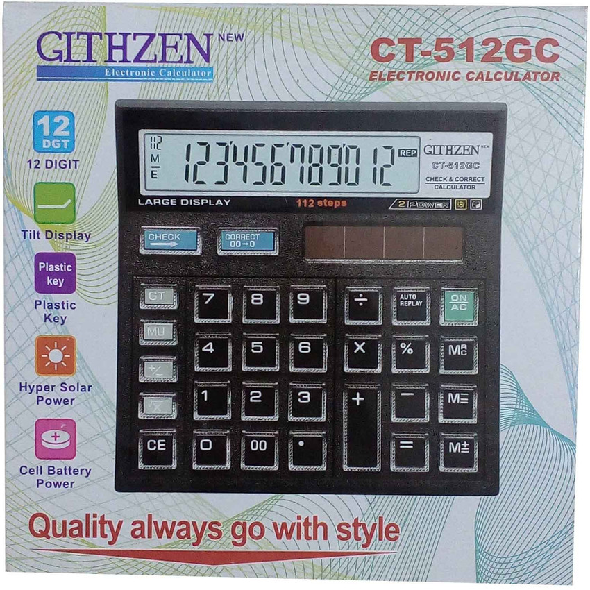 Citizen calculator ct 512 price clearance