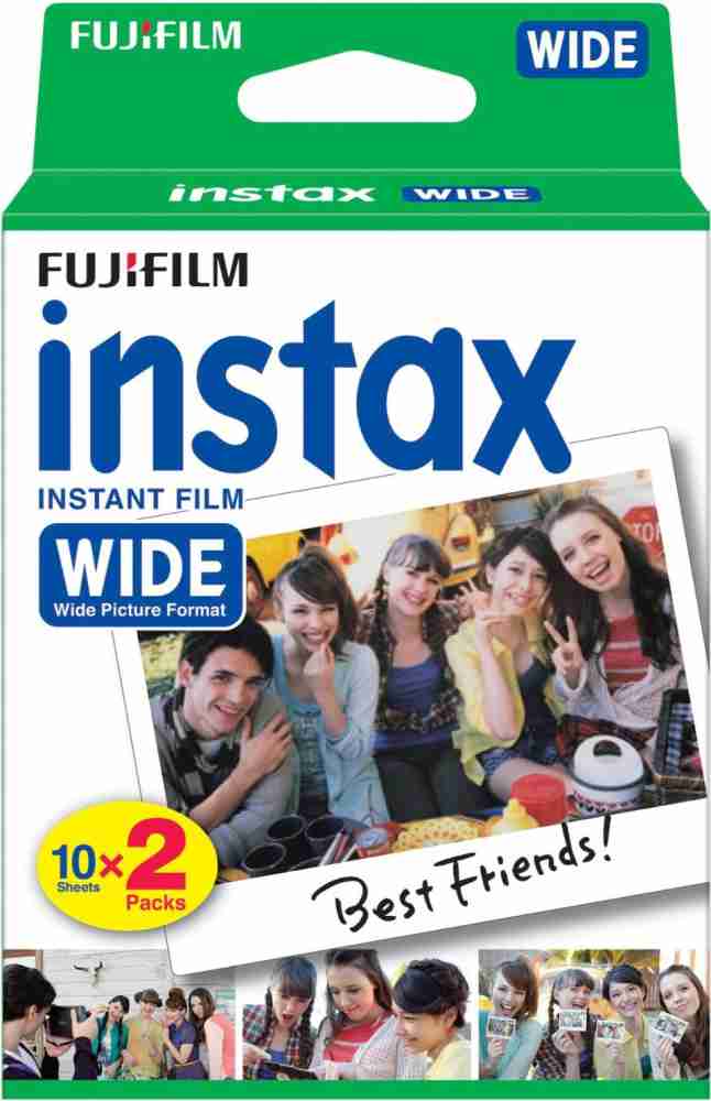 FUJIFILM Instax Wide 20 Sheet Pack Film Roll Price in India - Buy