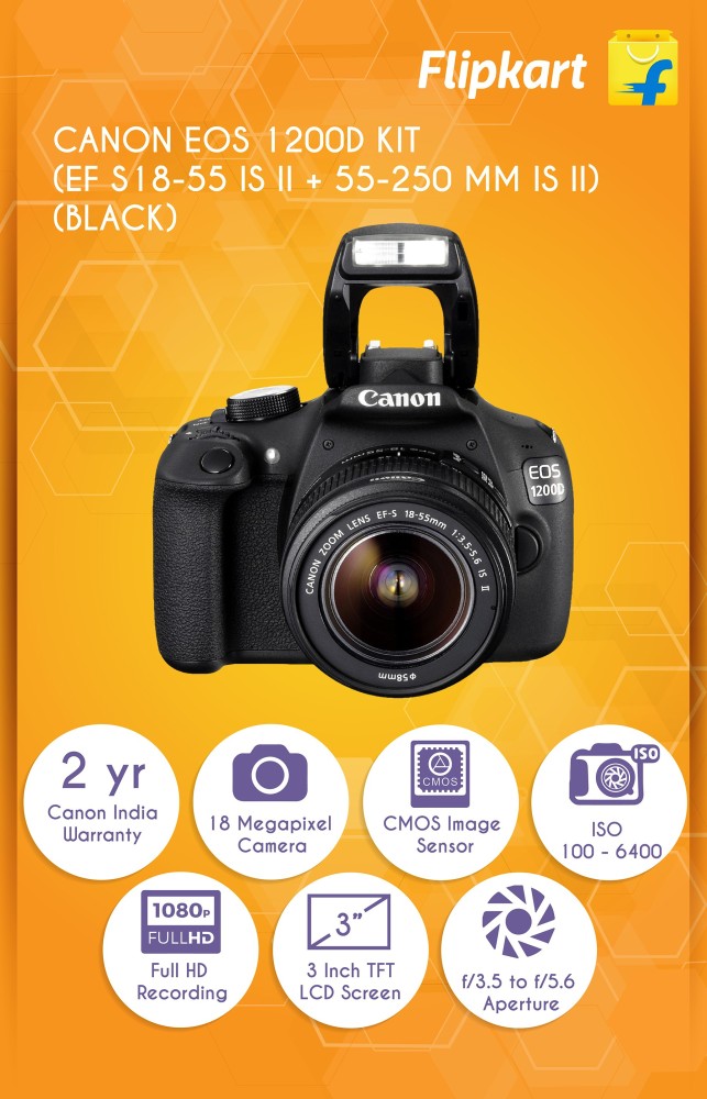 Buy Canon EOS 2000D + EF-S 18-55mm IS II Lens + EF 75-300mm III Lens in  Wi-Fi Cameras — Canon Danmark Store
