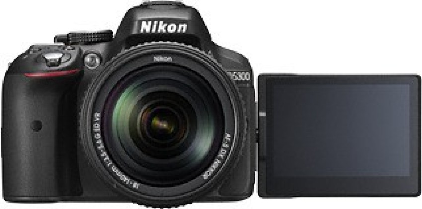 NIKON D5300 DSLR Camera Body with Single Lens: AF-P DX NIKKOR 18