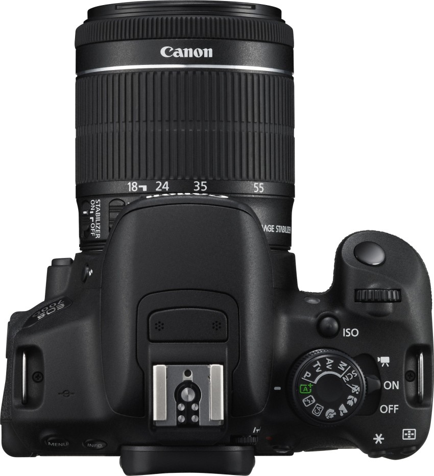 Isaac kanaal Outlook Canon EOS 700D DSLR Camera Body with Dual Lens: EF S18 - 55 mm IS II and EF  S55 - 250 mm IS II (16 GB SD Card + Camera Bag) Price