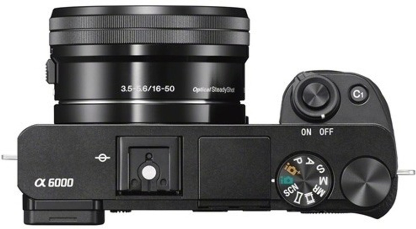 SONY ILCE-6000L/B IN5 Mirrorless Camera Body with Single Lens: 16  